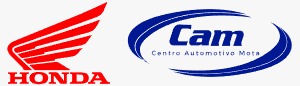 Logos dos parceiros: Honda e Centro Automotivo Mota